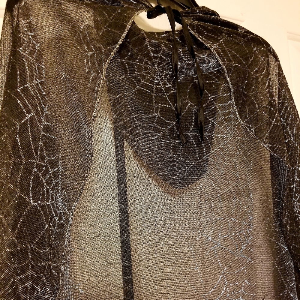 Silver Spiderweb Cloak